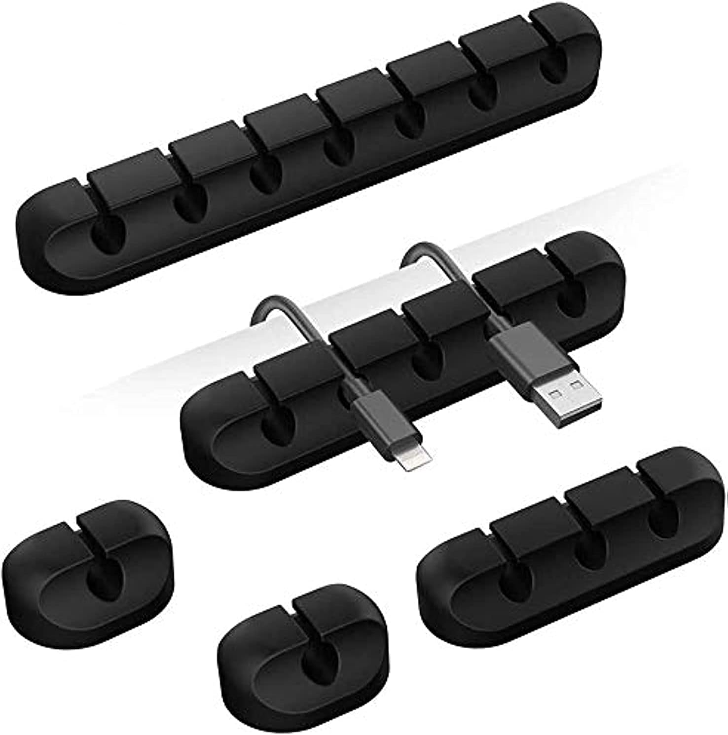 7 Slots Cable Clips - Cord Organizer