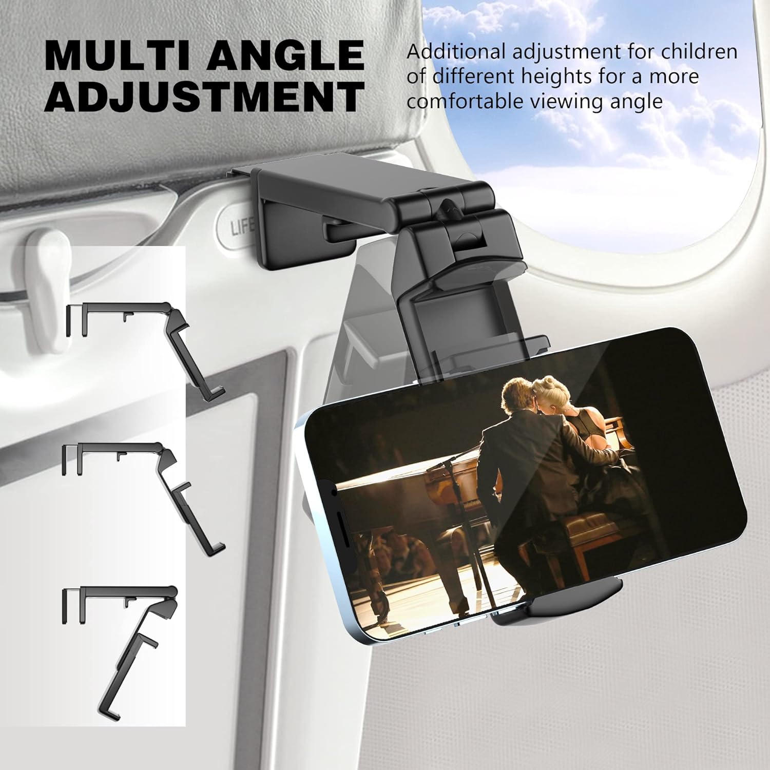 Flight Airplane Phone Holder Mount