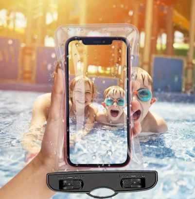 PVC Waterproof Phone Case, Touchscreen Compatible