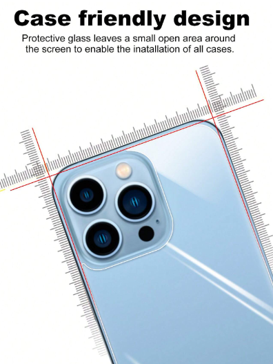 High-Definition High-Aluminum Tempered Glass Screen Protector - 3Pcs